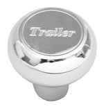 GG Deluxe Knob for Trailer Air Brake Chrome Screw-on Stainless Plaque #95381