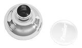 GG Deluxe Knob for Trailer Air Brake Chrome Screw-on Stainless Plaque #95381
