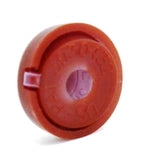 Screw Head Covers Hinged for #6 #8 #10 M3 M4 M5 Flat Back Old Burgundy Set of 10