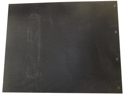 Freightliner Mud Flaps 24x30 - Black With White Logo, Rubber MF-2430 (Pair)