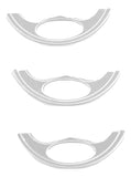 Gauge Emblem Trio for 2006 & up Peterbilt Stainless Etched W/Cutout #PB-2056