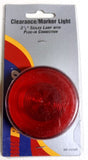 RoadPro Incandescent Clearance/Marker Sealed Light  2-1/2" Red 2 Prong  RP-1010R