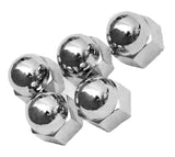 Nut Covers 11/16" Acorn Style Chrome Zinc 7/8" Tall UP#10021- Set of 10