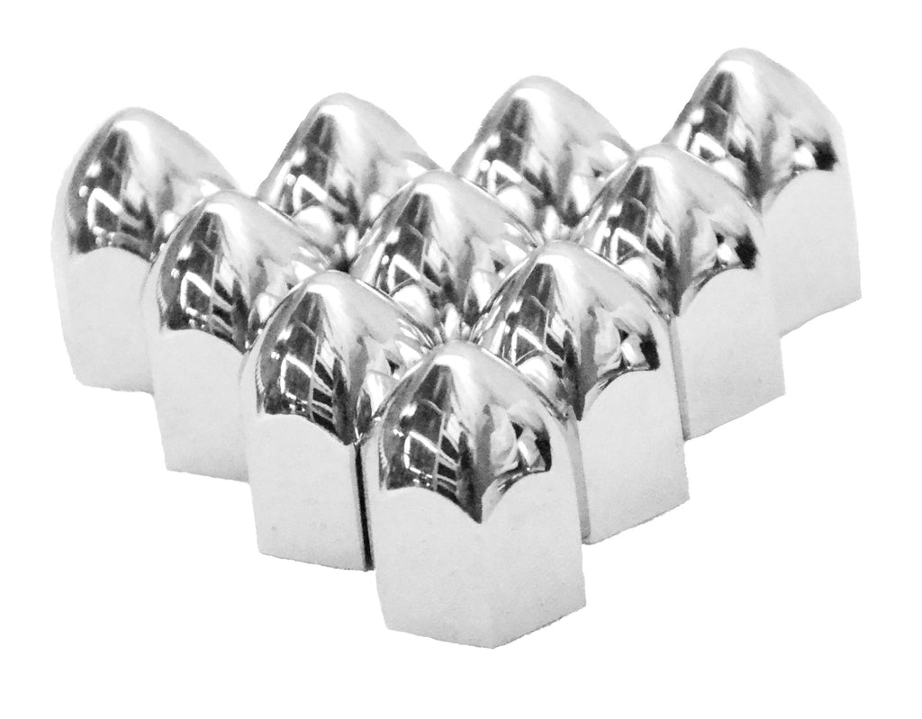 10-nut covers for 1/2" wrench/socket size bullet plastic 15/16" tall UP#10066