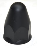 Lug Nut Covers for 1-1/2" Nuts Bullet 2 3/4" Tall Matte Black UP#10361- 60 Pcs