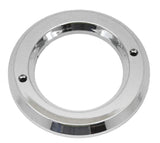 UP Light Bezel/Trim for 2" Round Light Plain Chrome Plastic 2 Screw #10458 Pair