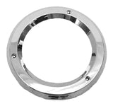 Light Grommet Bezel for 4” Round Light Plain Chrome Plastic, 3 Hole UP#10484 Ea.