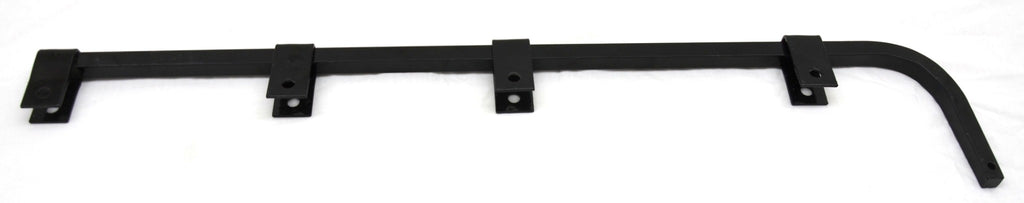 Black Straight Mudflap Hanger 30" Heavy Duty Spring Steel UP#10671-Each