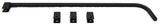 Black Straight Mudflap Hanger 30" Heavy Duty Spring Steel UP#10671-Each