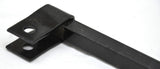 Black Straight Mudflap Hanger 30" Heavy Duty Spring Steel UP#10671-Each