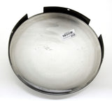UP Front Hub Cap 4 Even Notches Dome Stainless Aluminum Wheel 1" Lip #20118 Each