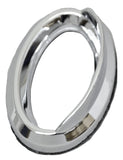 Oval Glove Box Emblem Bezel Trim for Peterbilt 1-3/4" X 3/4" Plastic UP#20593