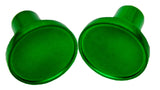 UP Air Brake Knobs Screw-On Tractor & Trailer Emerald Green Chrome #22980-985