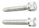 Dash Screws for Freightliner Clear Jewel Chrome 1 1/2" Tall UP#24053 Set of 2