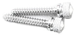 Dash Screws for Freightliner Clear Jewel Chrome 1 1/2" Tall UP#24053 Set of 2