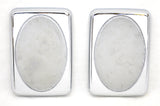 Speaker Cover Set Rectangular for Peterbilt 7" X 4-7/8" Plastic UP#40919- Pair