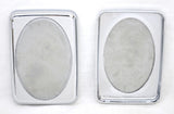 Speaker Cover Set Rectangular for Peterbilt 7" X 4-7/8" Plastic UP#40919- Pair