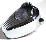CB Microphone Mic Cover with Visor for Road King 56 Chrome Plastic HTS#5556