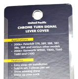 Turn signal lever cover chrome plastic for 379 389 388 387 386 384 Peterbilt 06+